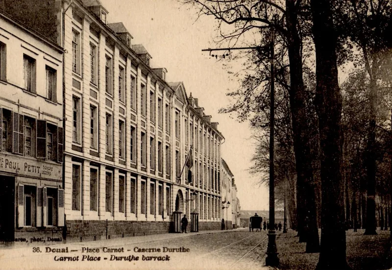 Engraving of the English College at Douai, founded 1568
