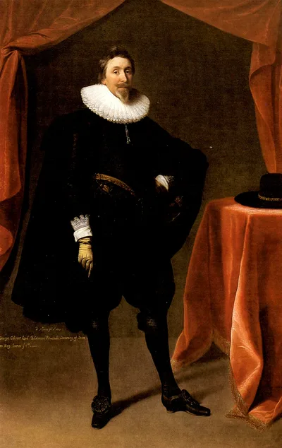 Portrait of George Calvert, 1st Baron Baltimore (c. 1580–1632), by Daniel Mytens