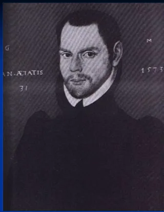 Portrait of Gregory Martin (c. 1542–1582), principal translator of the Douay-Rheims Bible