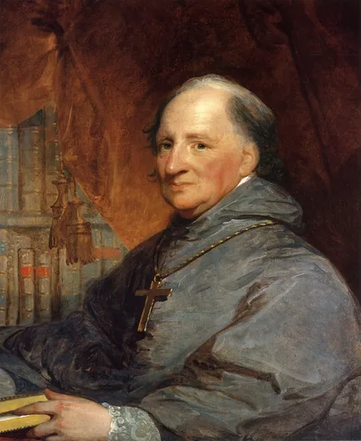 Portrait of John Carroll (1735–1815), first Catholic bishop of the United States, by Gilbert Stuart